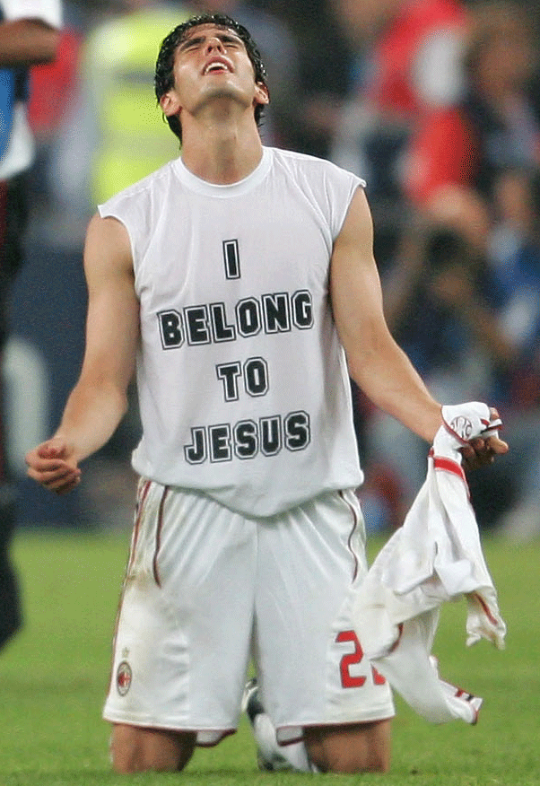 8 Footballers that represent the Christian Faith (Part 1): Kaka, I belong to Jesus