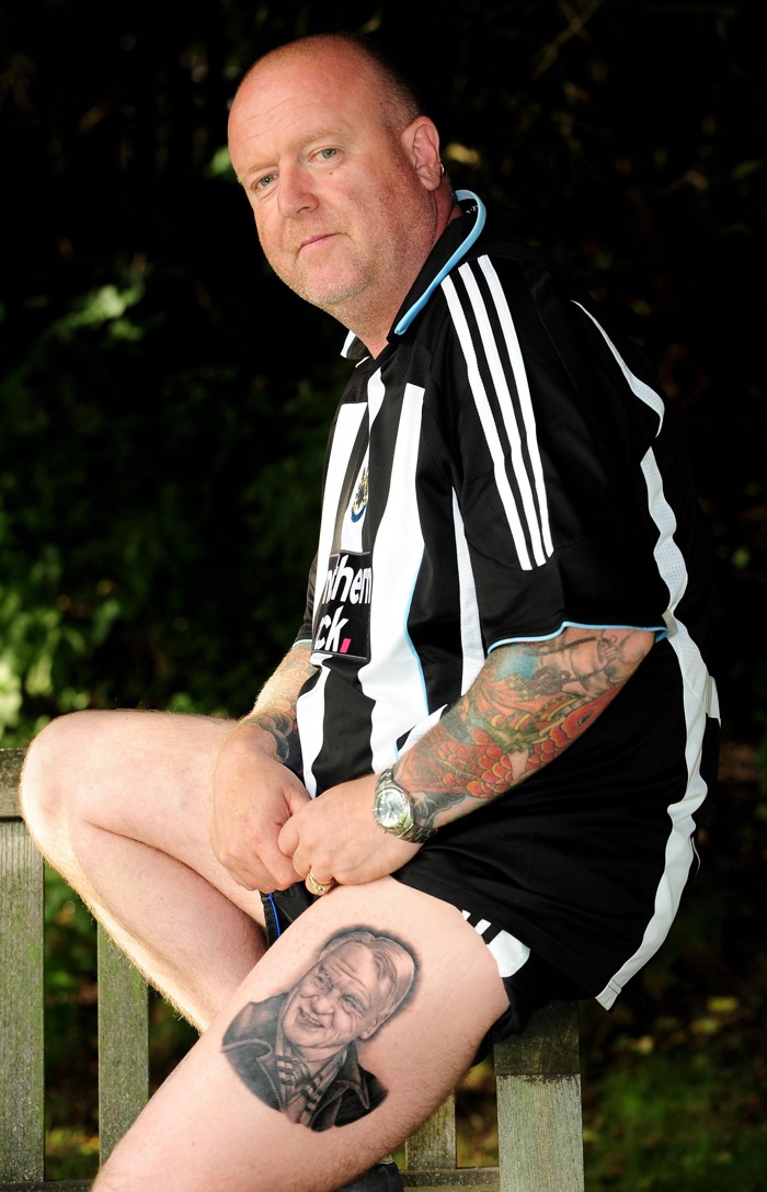 Inevitable football news: Geordie gets Sir Bobby Robson tattoo | Who Ate  all the Pies