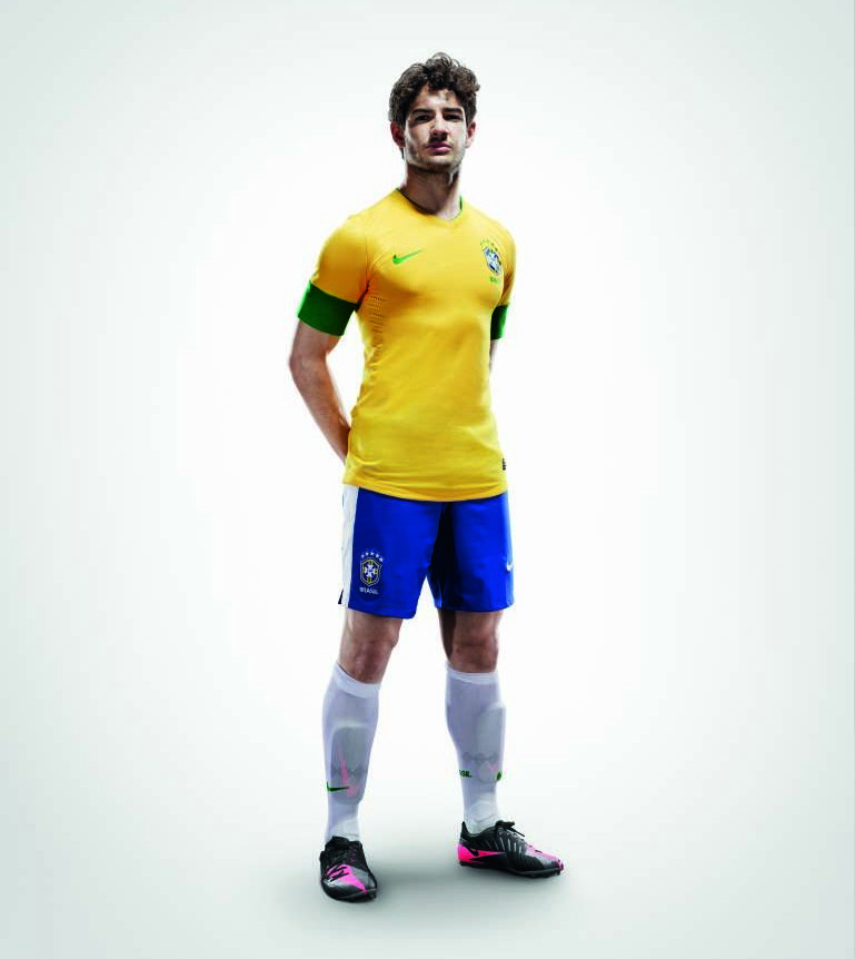 Brazilie thuisshirt 2012-2013