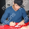 Cristiano Ronaldo signs for ICONS - Manchester United shirt
