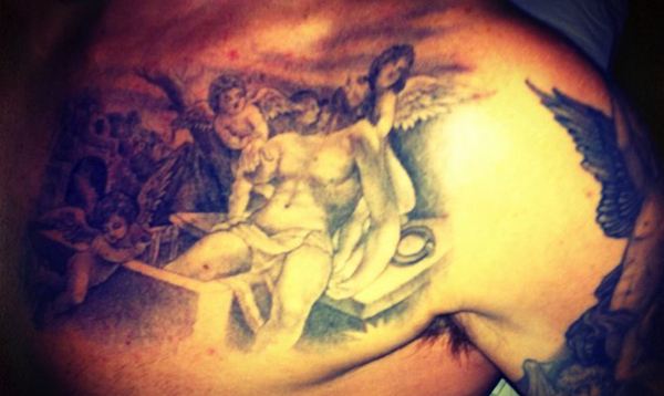 david beckham tattoos jesus. Beckham claims that the wee