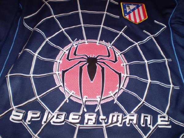 atletico madrid spiderman jersey