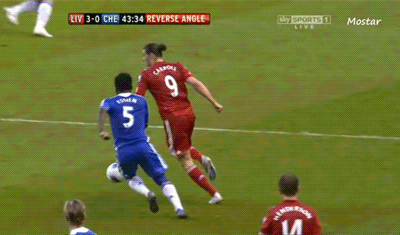 Football GIF: Michael Essien Does Andy Carroll Extreme Physical ...