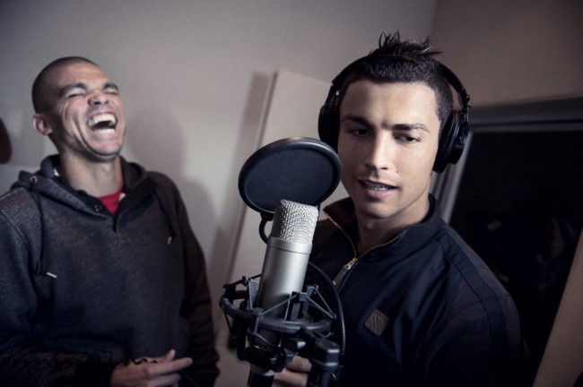 Ronaldo Takes to the Studio to Sing About His Nike Line