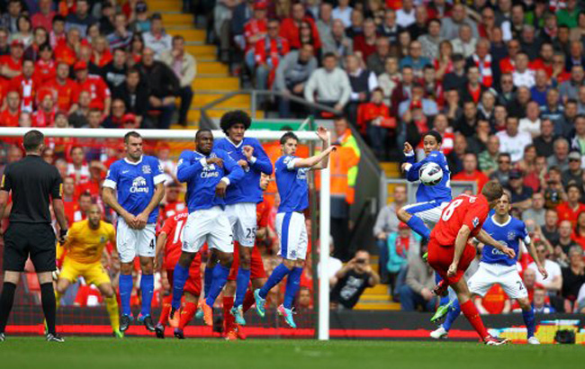Soccer - Barclays Premier League - Liverpool v Everton - Anfield