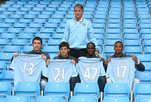 Soccer - Manchester City Training Session and Press Conference - City of Manchester Stadium
