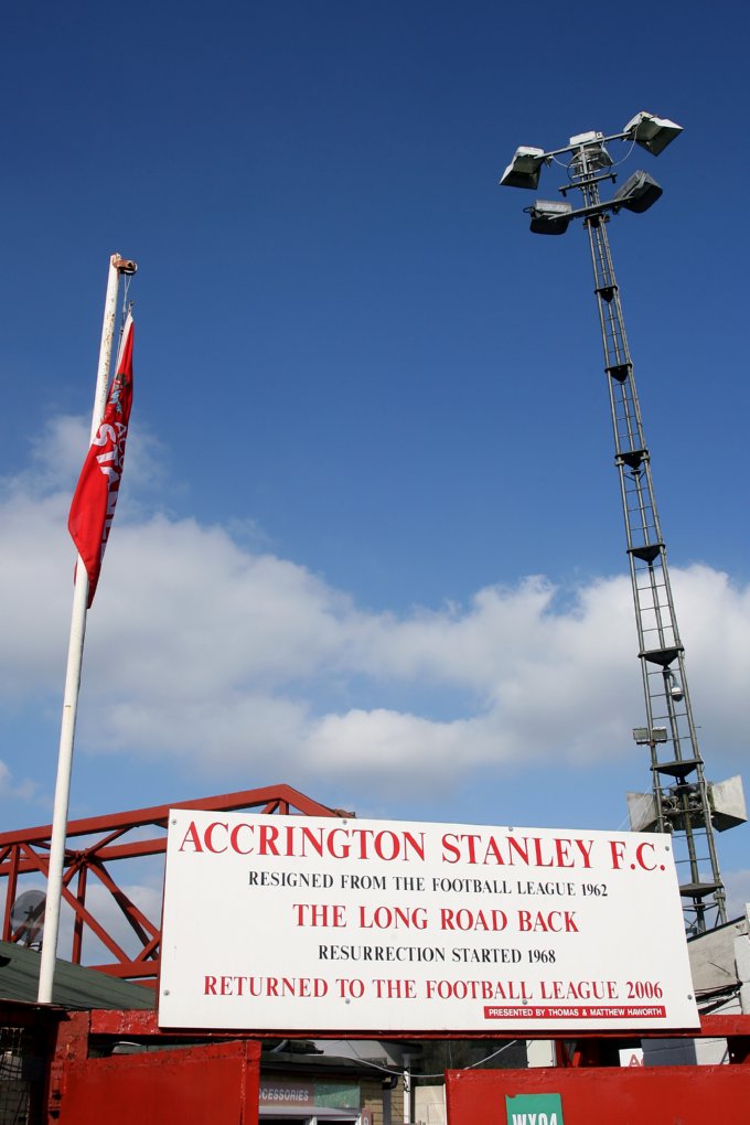 Soccer - npower Football League Two - Accrington Stanley v Swindon Town - The Crown Ground