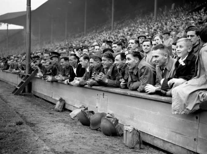 World War Two - UK & Commonwealth - The Home Front - Soccer - Wartime Friendly - England v Scotland - Wembley - 1941