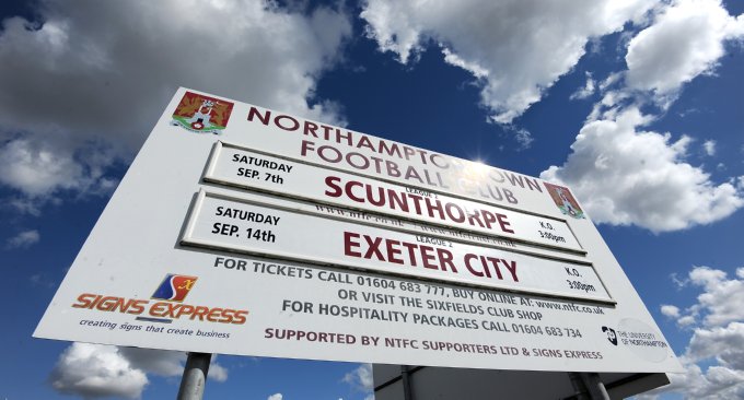 Soccer - Sky Bet League 2 - Northampton Town v Scunthorpe United - Sixfields Stadium