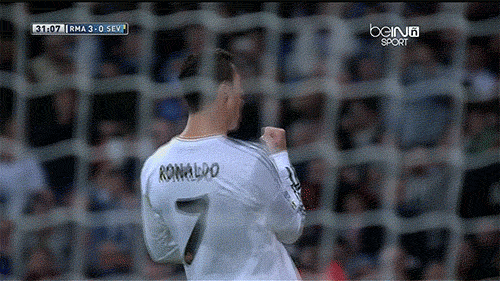 Football GIF: Cristiano Ronaldo Salutes Sepp Blatter With 'Commander' Goal  Celebration vs Sevilla | Who Ate all the Pies