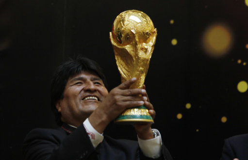 Bolivia Soccer World Cup Trophy Tour