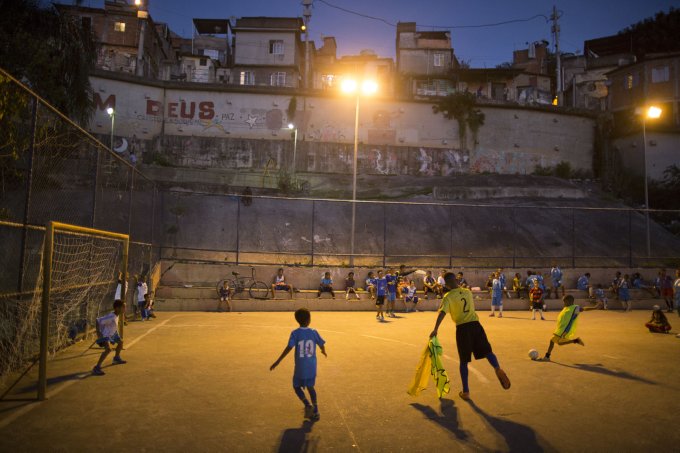 Brazil WCup Slum Soccer Photo Essay