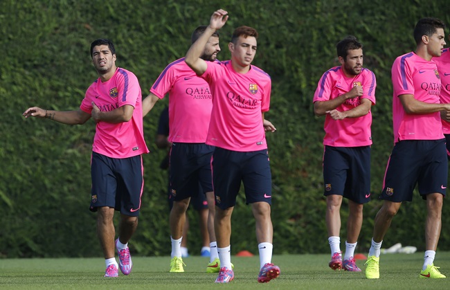 Spain Soccer FC Barcelona Suarez