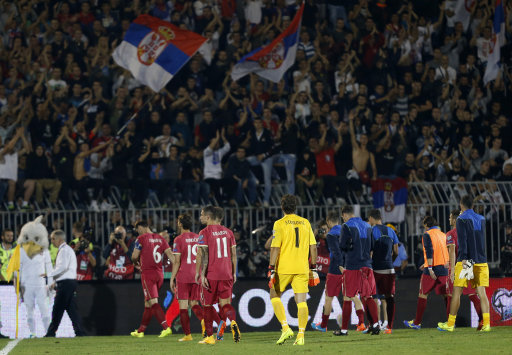 Serbia Albania Euro Soccer