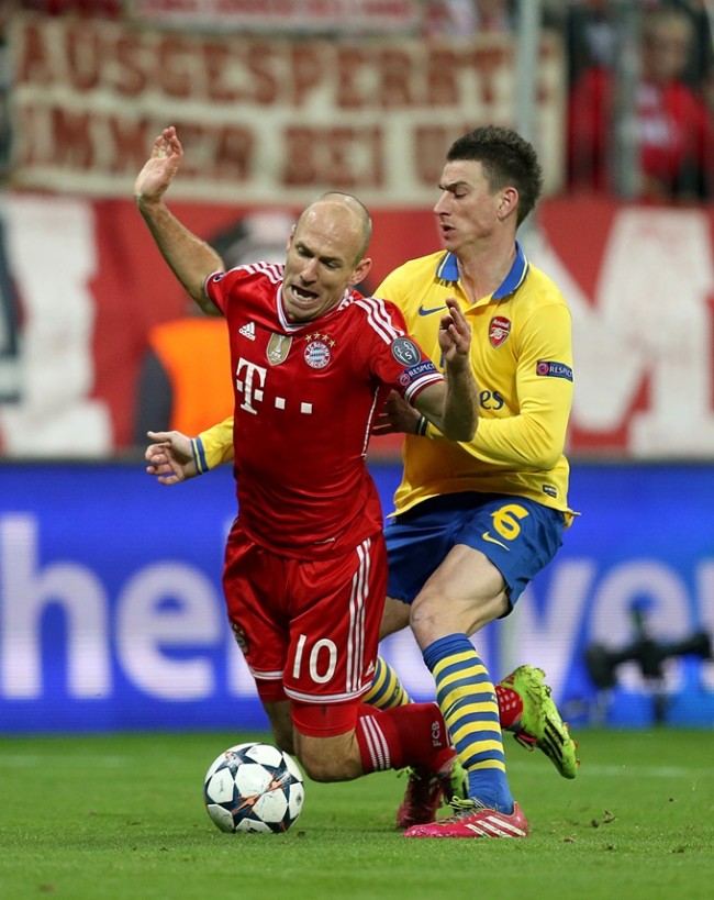 Soccer - UEFA Champions League - Round of 16 - Second Leg - Bayern Munich v Arsenal - Allianz Arena