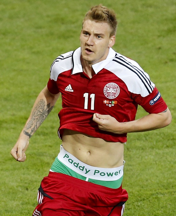 Soccer Euro 2012 Denmark Bendtner Underwear