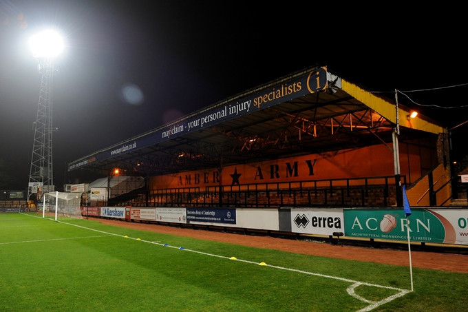 Soccer - FA Cup - First Round - Cambridge United v Wrexham - R Costings Abbey Stadium