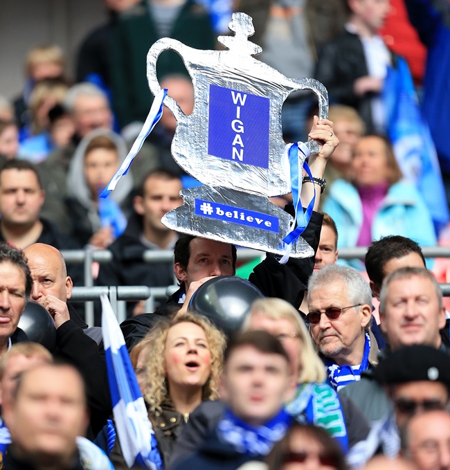 Soccer - FA Cup - Final - Manchester City v Wigan Athletic - Wembley Stadium