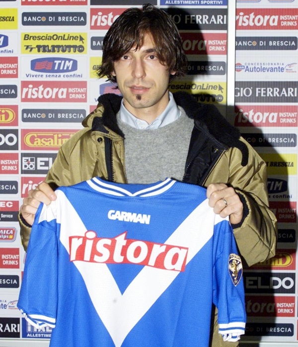 Check Out What Andrea Pirlo Looked Like  in 2001 