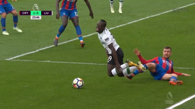 Image result for palace liverpool 2018 penalty