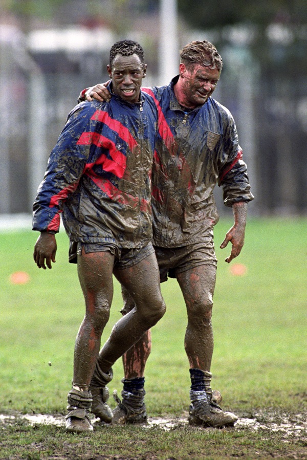 World Cup Flashback: Ian Wright And Gazza Train In The Inglorious Mud