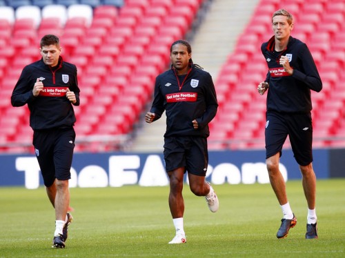 Soccer – UEFA Euro 2012 – Qualifying – Group G – England v Montenegro – England Training and