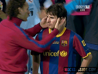 Football GIF: A Thousand Kisses Couldn’t Make Lionel Messi Smile | Who