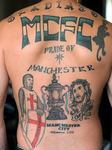 Snapshot: Man City Fan Gets Huge (And Premature) FA Cup Winners Tattoo