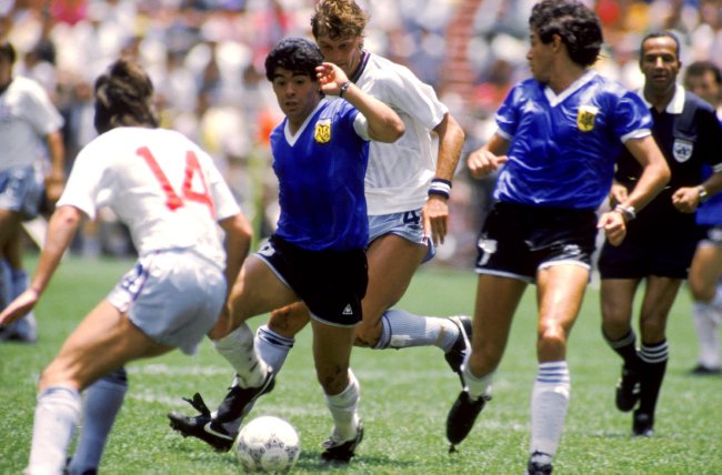 Soccer World Cup Mexico 1986 Quarter Final Argentina