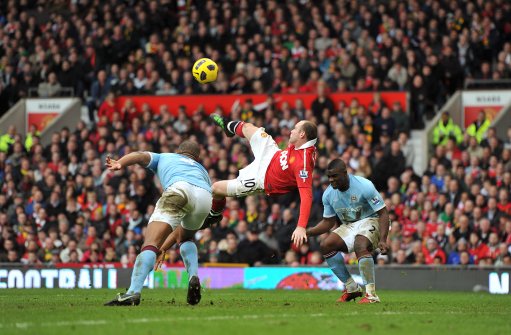 Wayne Rooney Wonder Volley vs Man City Named Best-Ever Premier League ...