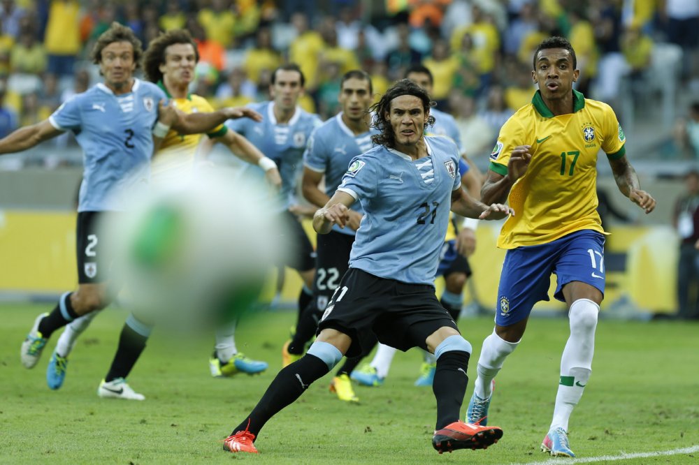 Brazil Soccer Confed Cup Brazil Uruguay - Who Ate all the Pies