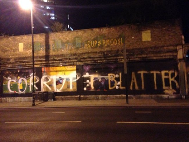Impressive World Cup Street Art In East London Vandalised By Anti-FIFA ...