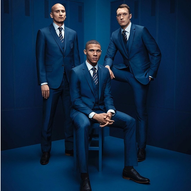 England Stars Certainly Look The Part As Dashing New M&S Suits For Euro ...